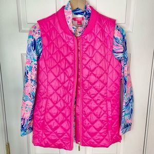 Lilly Pulitzer Payson Vest Raz Berry Small